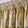 Skandi Ready Made Pencil Pleat Curtains Ochre