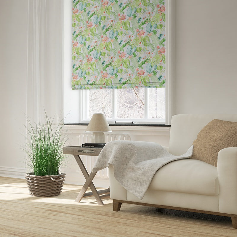 Snape Made to Measure Roman Blind Tropical