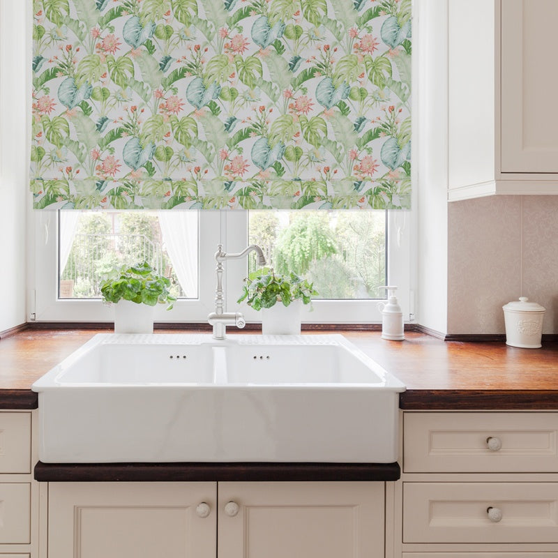 Snape Made to Measure Roman Blind Tropical