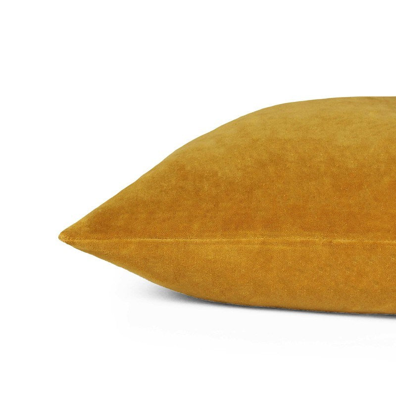 Furn Solo Velvet Filled Cushion 45cm x 45cm Ochre