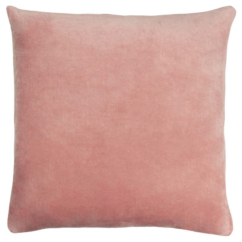 Solo Velvet Filled Cushion 45cm x 45cm Pink