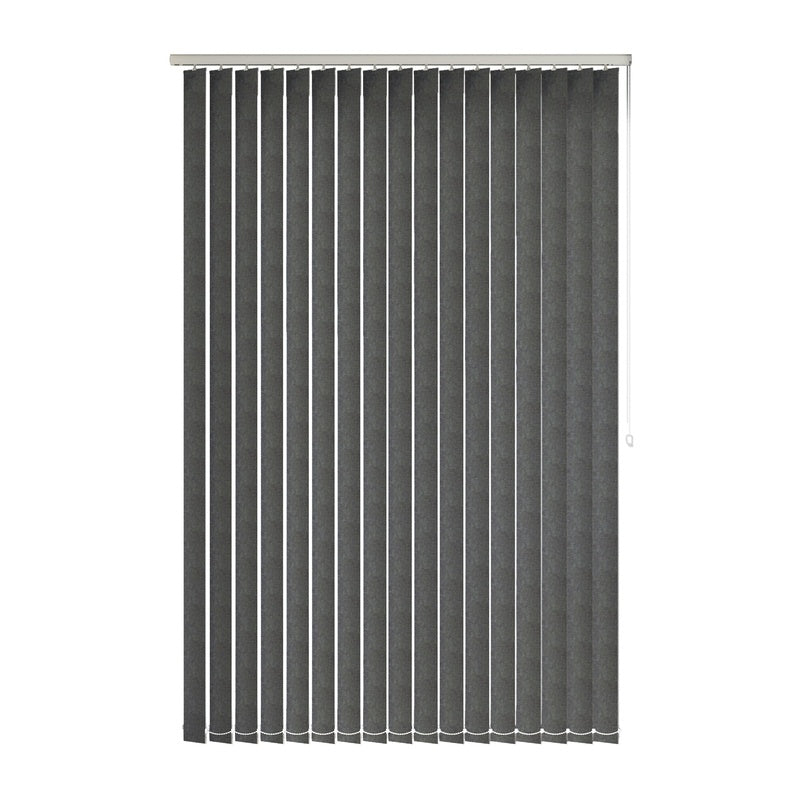 Descent Blackout Made to Measure Vertical Blind Graphite