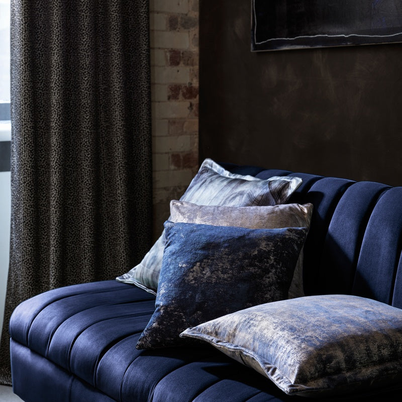 Clarke & Clarke Sontuoso Fabric Midnight