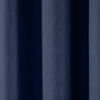 Fusion Sorbonne Lined Ready Made Eyelet Curtains Navy