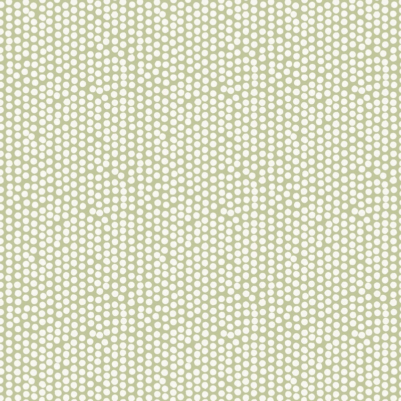 Spotty Curtain Fabric Sage