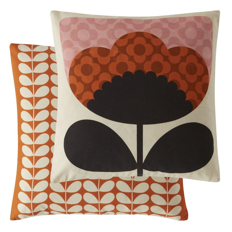 Orla Kiely Spring Bloom Filled Cushion 45cm x 45cm Bubblegum