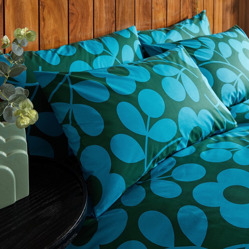 Orla Kiely Stem Sprig Duvet Cover Bedding Set Jewel