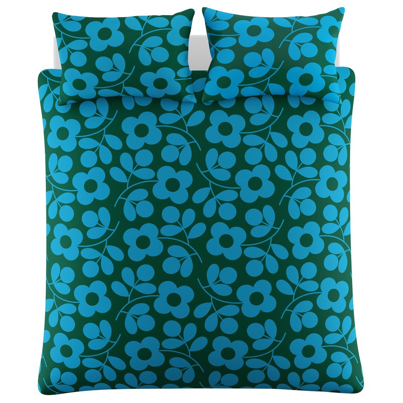 Orla Kiely Stem Sprig Duvet Cover Bedding Set Jewel