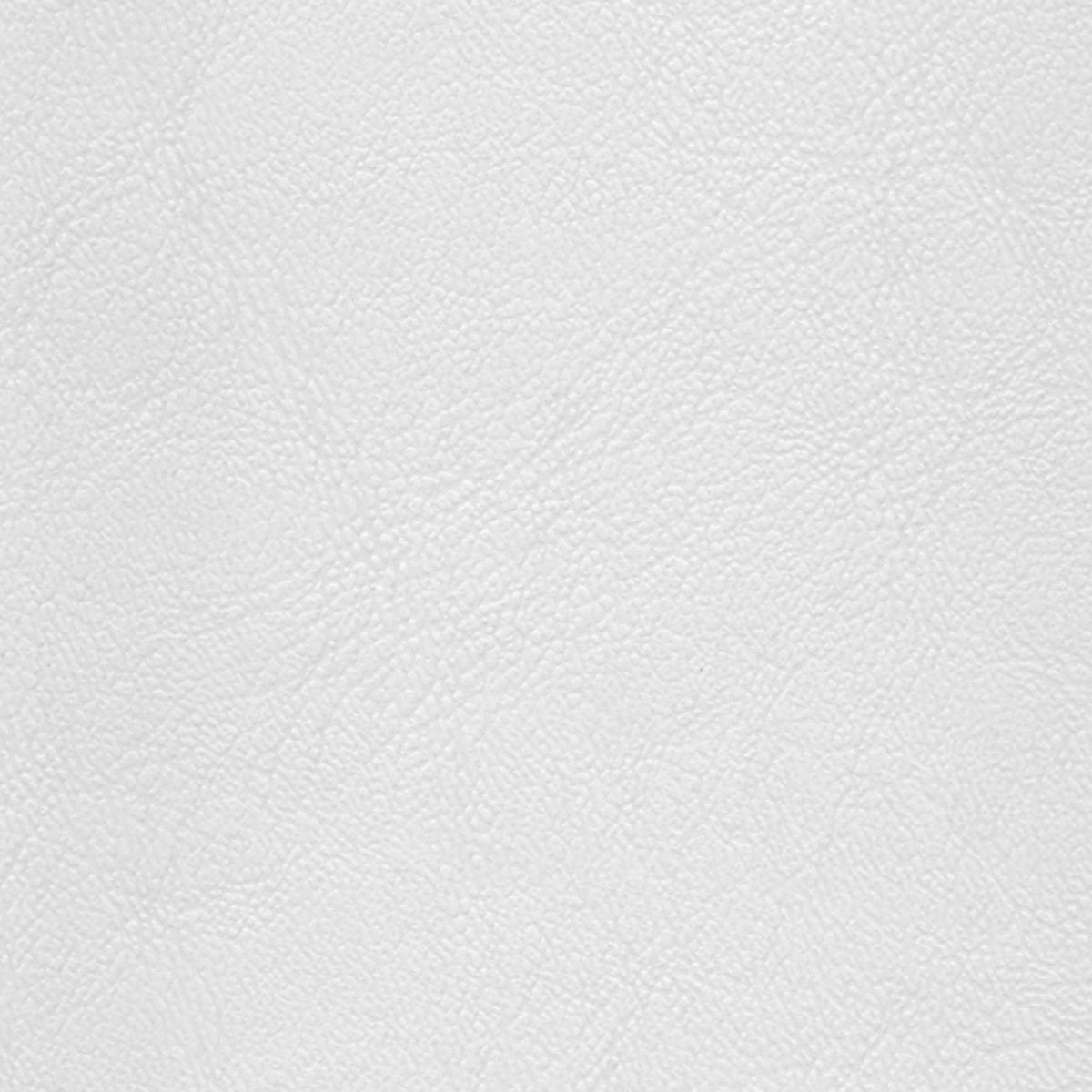 Sterling FR Faux Leather Fabric White