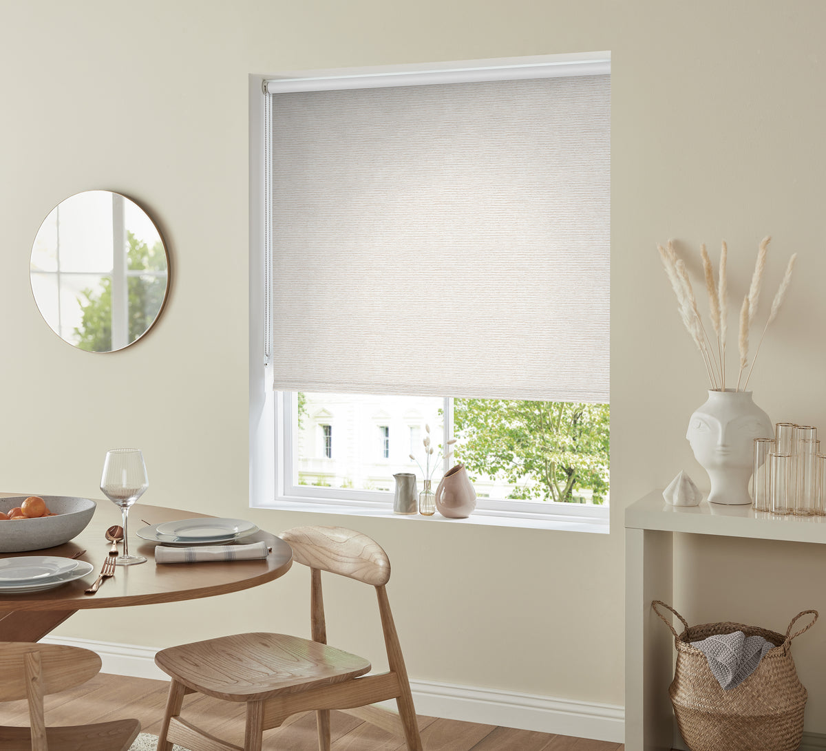 Poise Made to Measure Blackout Roller Blind Beige