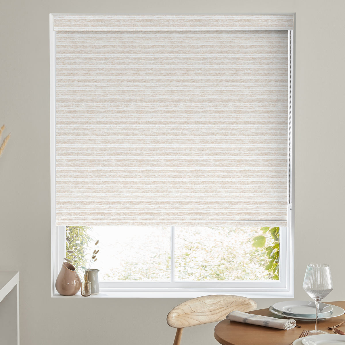Poise Made to Measure Blackout Roller Blind Beige