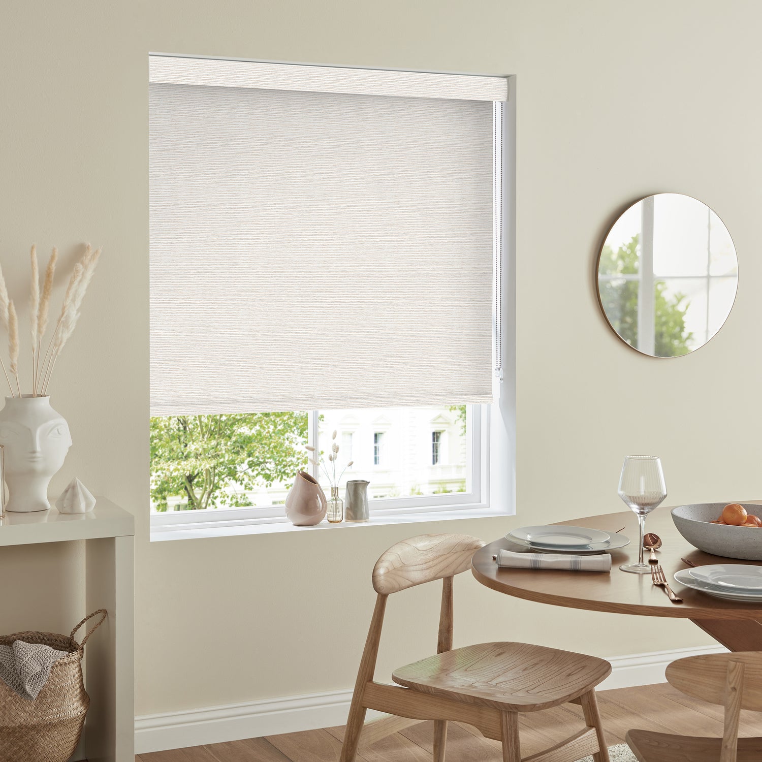 Poise Made to Measure Blackout Roller Blind Beige