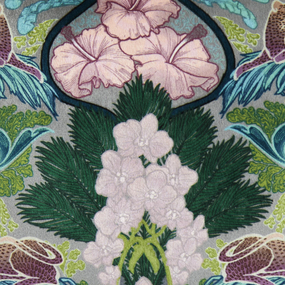 Laurence Llewelyn-Bowen Suburban Jungle Filled Cushion 43cm x 43cm Teal