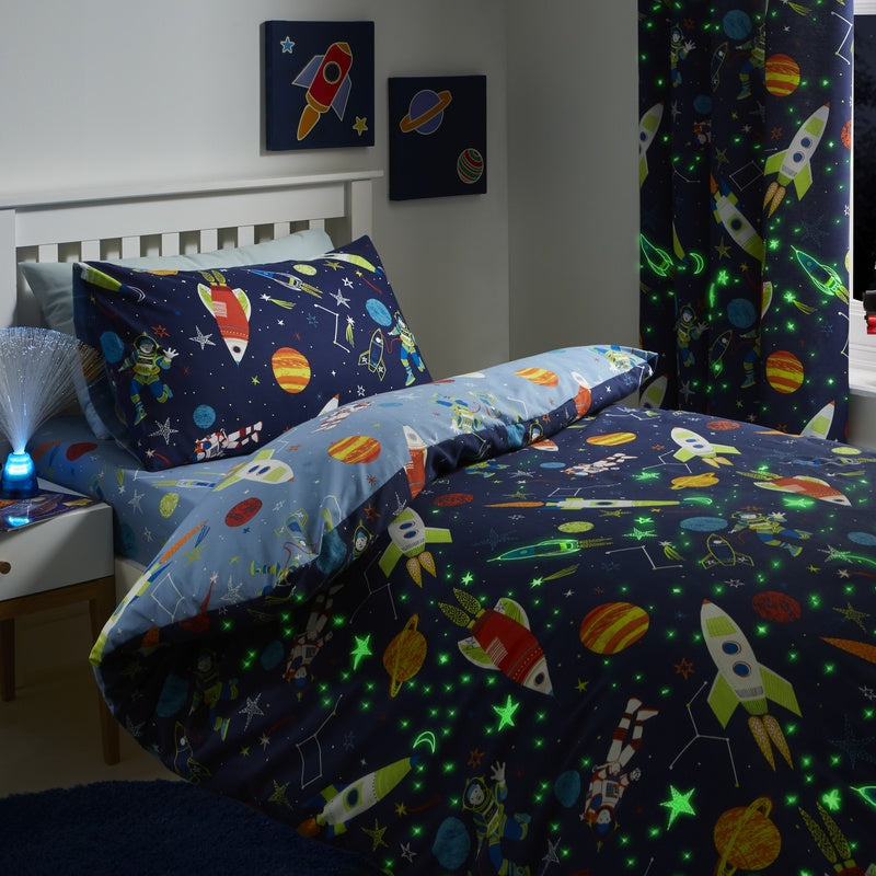 Supersonic Childrens Bedding Blue