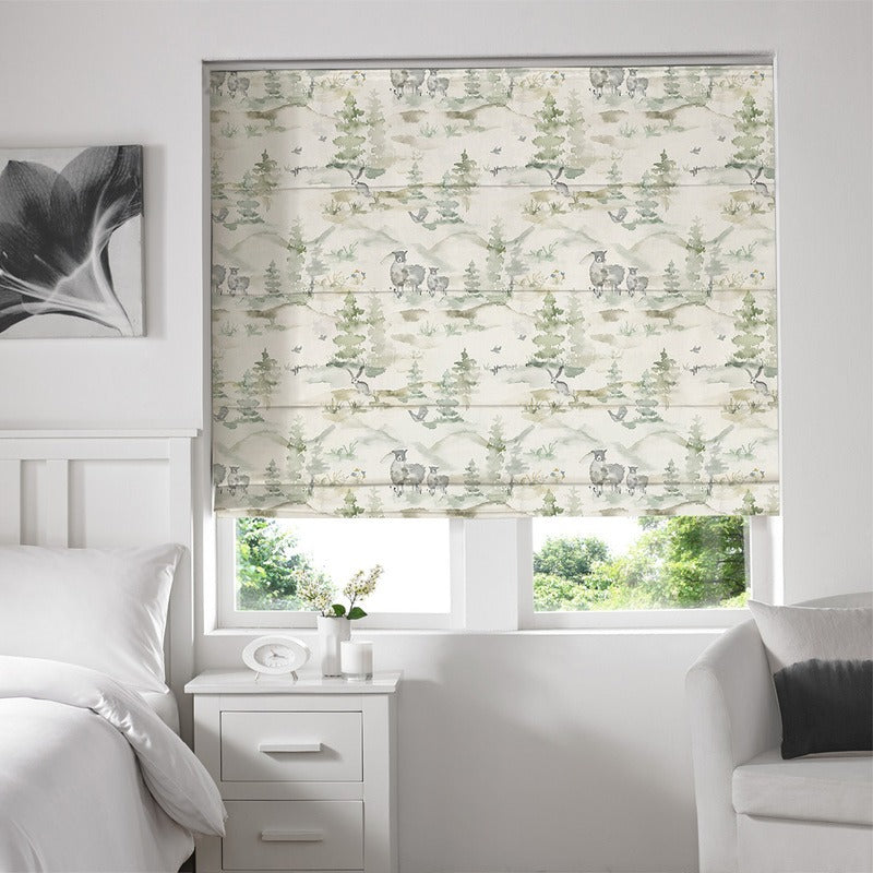 Sutherland Made to Measure Roman Blind Fern