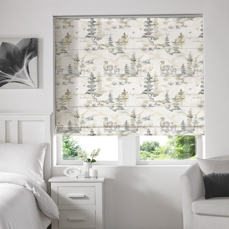 Sutherland Made to Measure Roman Blind Ochre