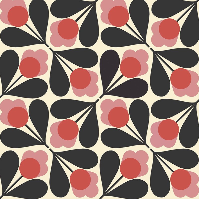 Orla Kiely Sycamore Seeds Made to Measure Roller Blind Fuchsia
