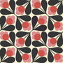 Orla Kiely Sycamore Seeds Made to Measure Roller Blind Fuchsia Sample Image