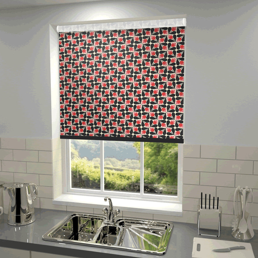 Orla Kiely Sycamore Seeds Made to Measure Blackout Roller Blind Fuchsia