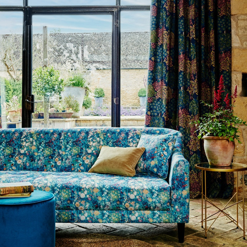 Clarke & Clarke Tatton Fabric Midnight