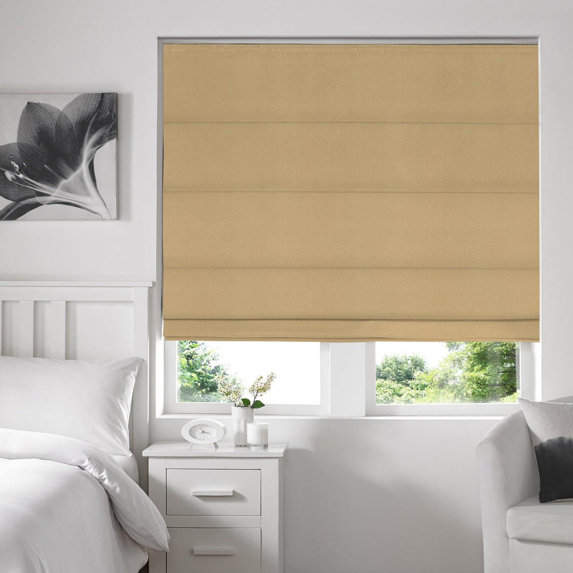 Texas Made to Measure Roman Blind Sunflower