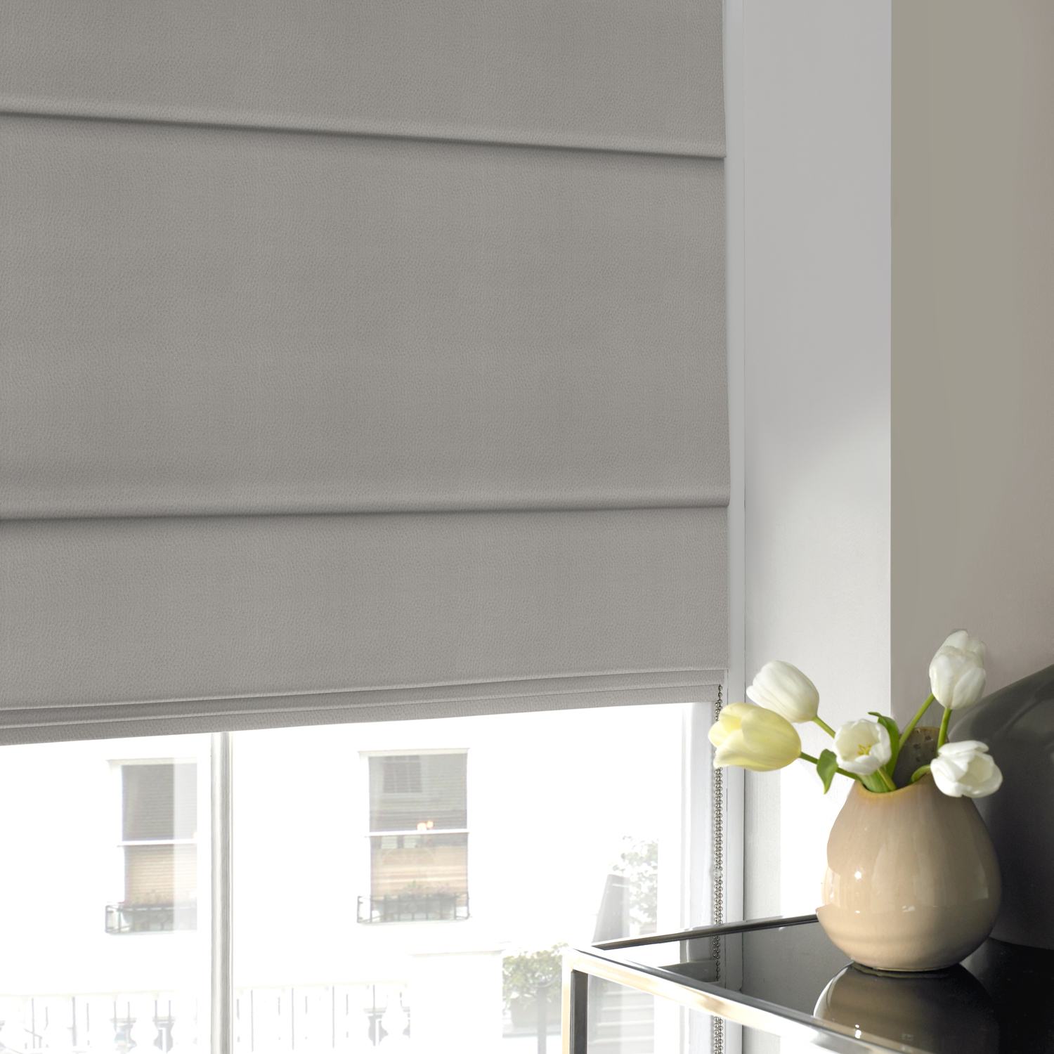 Texas Made to Measure Roman Blind Truffle