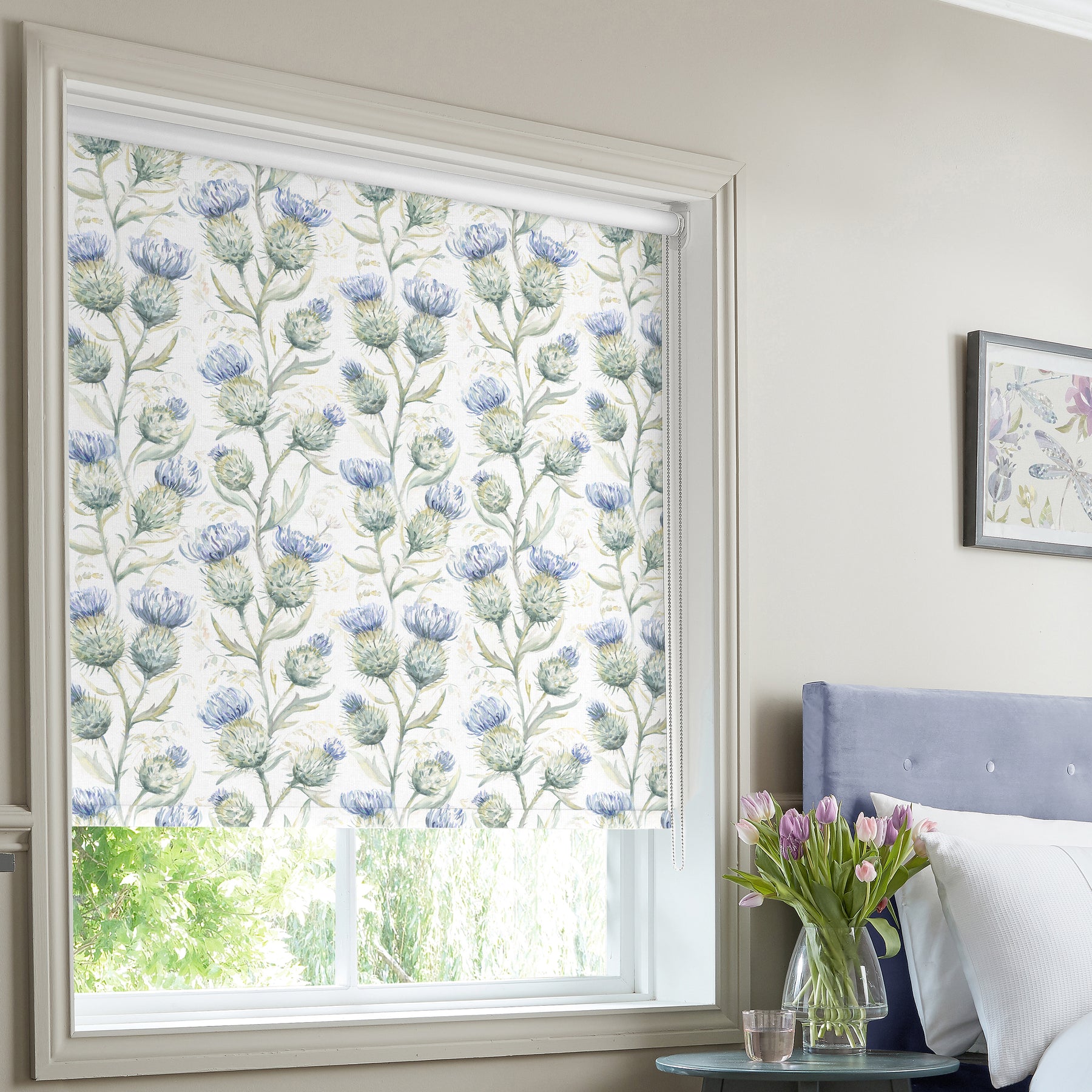 Voyage Thistle Glen Made to Measure Blackout Roller Blind Winter