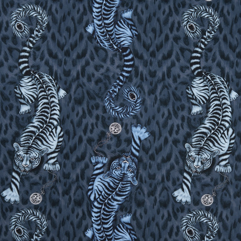 Emma Shipley Tigris Fabric Navy