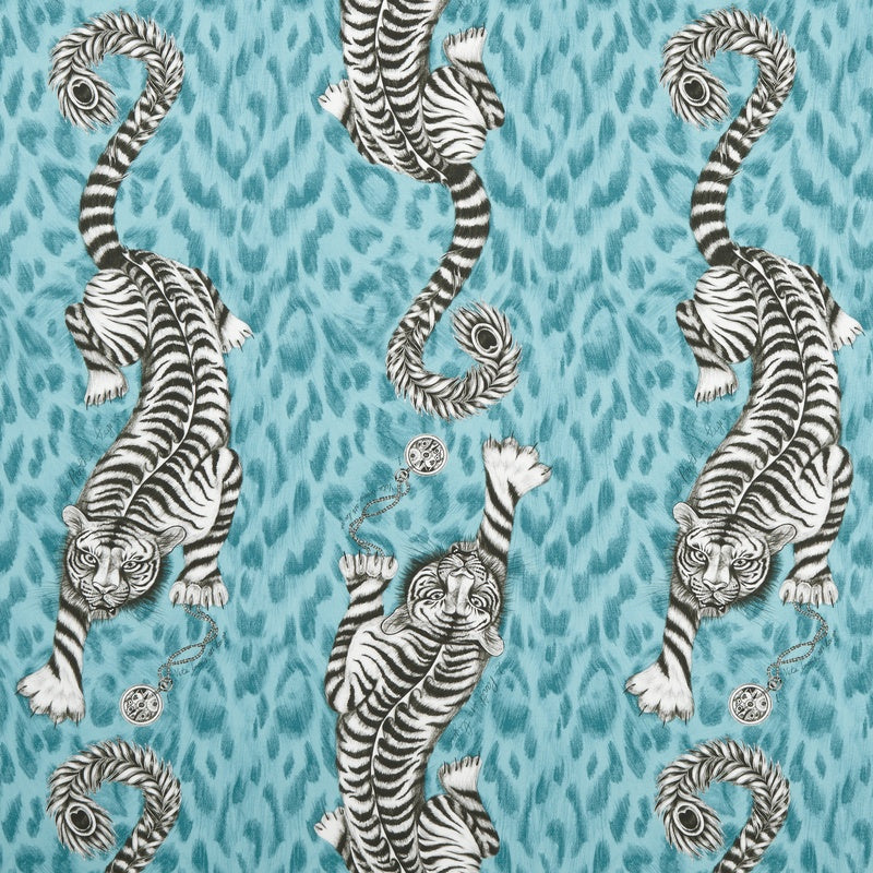 Emma Shipley Tigris Fabric Teal
