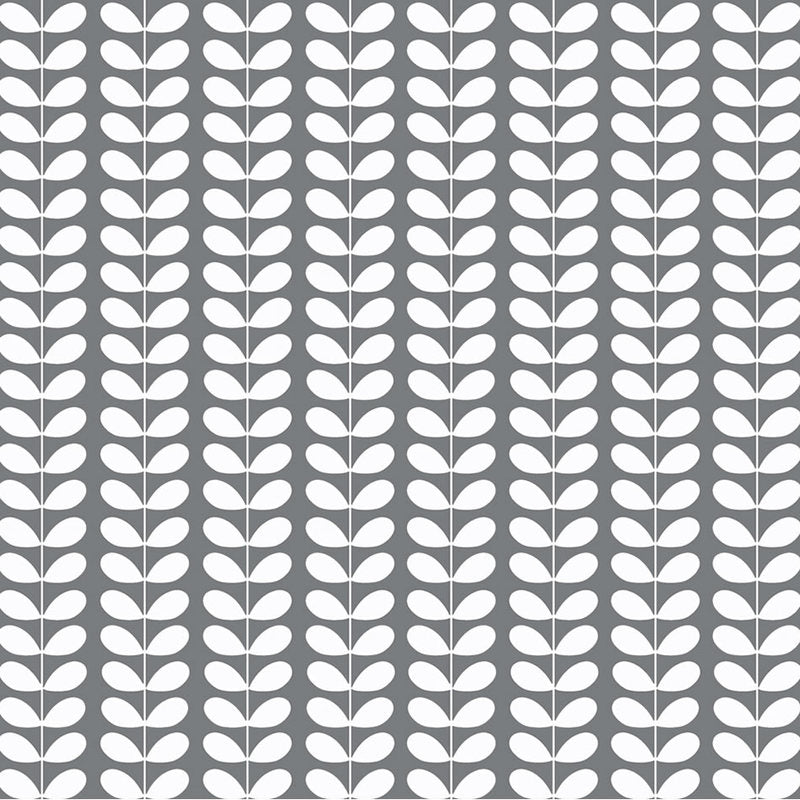 Orla Kiely Tiny Stem Made to Measure Roller Blind Cool Grey