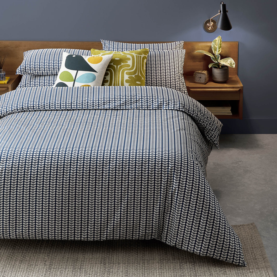 Orla Kiely Tiny Stem Duvet Cover Bedding Whale