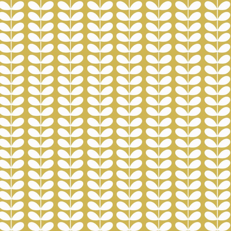 Orla Kiely Tiny Stem Made to Measure Blackout Roller Blind Zest