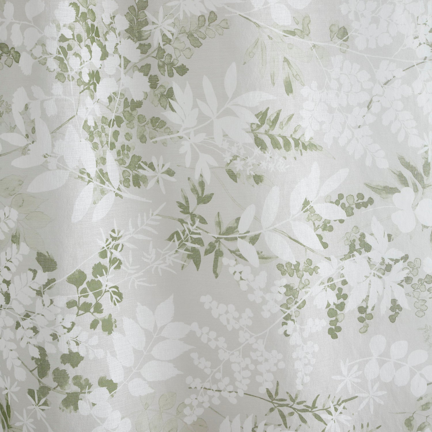 Dreams & Drapes Tiverton Ready Made Single Voile Curtain Green