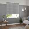 Leaf Vine Made to Measure Roman Blind Graphite