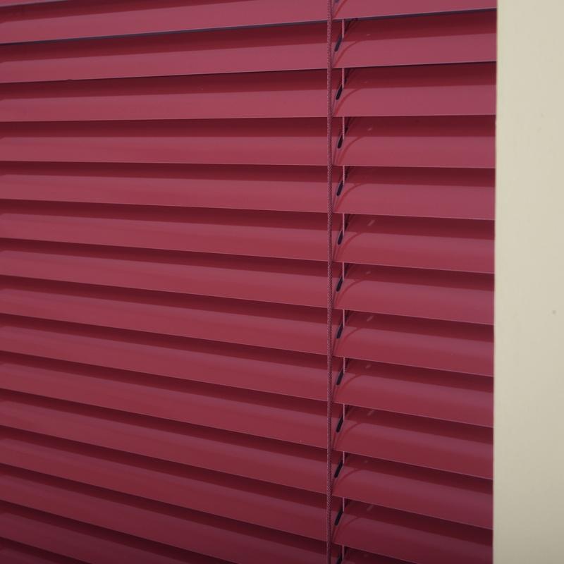 25mm Premier Aluminium Made To Measure Venetian Blind Cerise