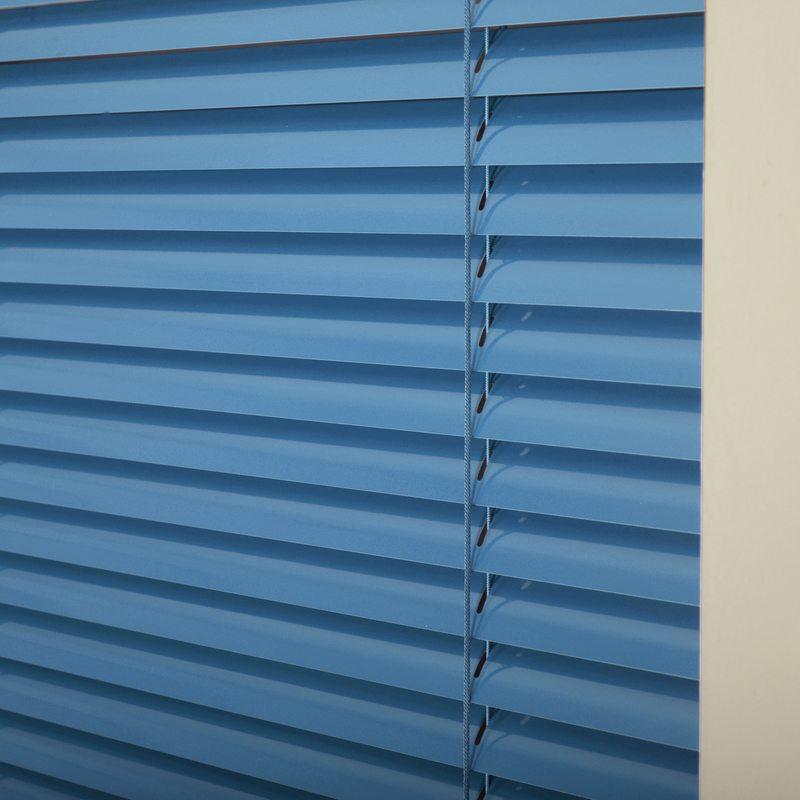 25mm Premier Aluminium Made To Measure Venetian Blind Electra Blue