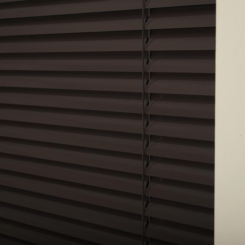 25mm Premier Aluminium Made To Measure Venetian Blind Mocca