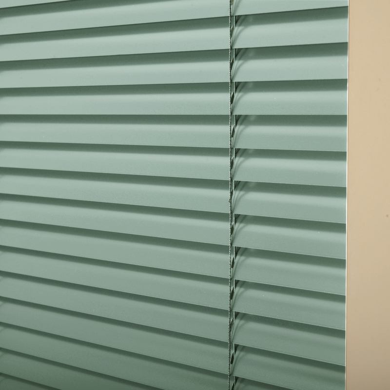 25mm Premier Aluminium Made To Measure Venetian Blind Powder Green