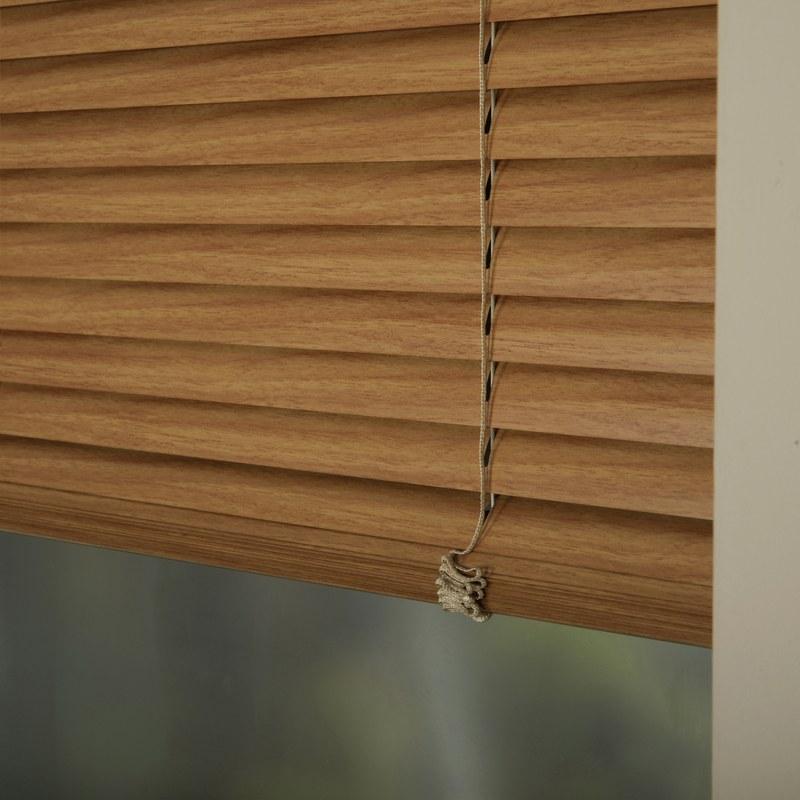 25mm Premier Aluminium Made To Measure Venetian Blind Woodline 9405