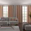 Orla Kiely Trio Stem Made to Measure Curtain Persimmon