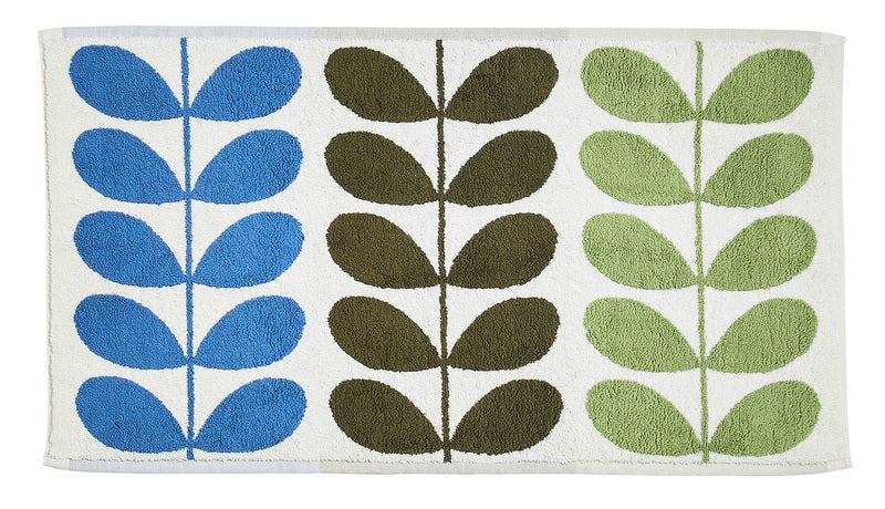 Orla Kiely Trio Stem Towels Riviera