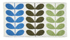 Orla Kiely Trio Stem Towels Riviera