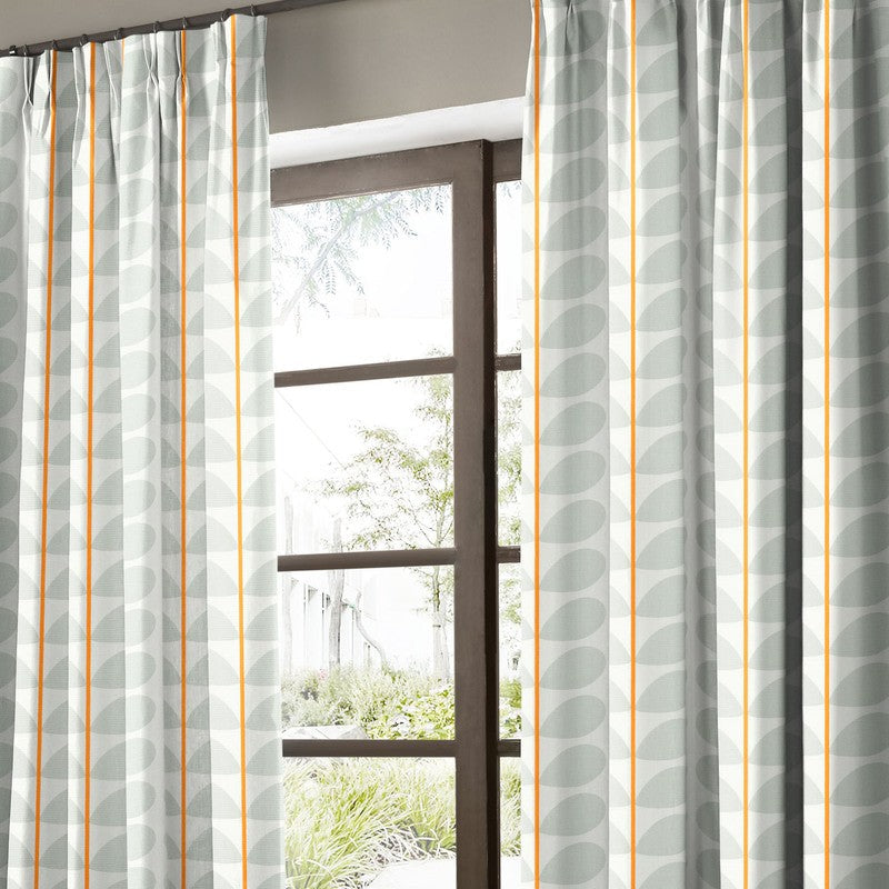 Orla Kiely Two Colour Stem Made to Measure Curtain Warm Grey