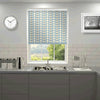 Orla Kiely Two Colour Stem Made to Measure Blackout Roller Blind Powder Blue