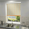 Orla Kiely Two Colour Stem Made to Measure Blackout Roller Blind Warm Grey