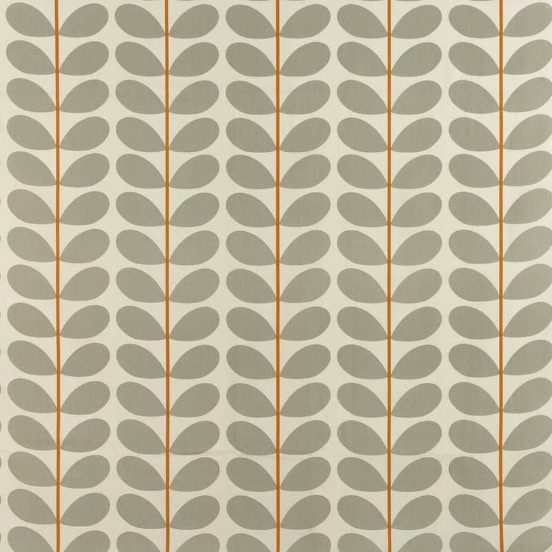 Orla Kiely - Two Colour Stem Fabric Warm Grey