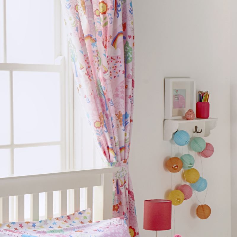 Little Furn Unicorn Childrens Bedding Pink