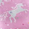 Bedlam Unicorn Glow Childrens Bedding Pink