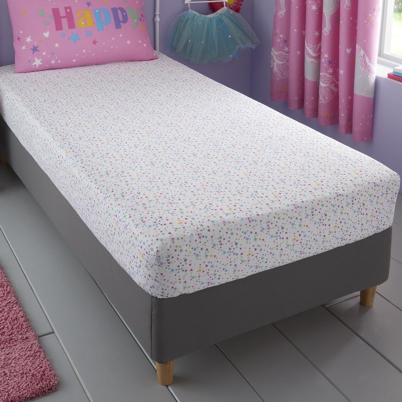 Bedlam Unicorn Glow Childrens Bedding Pink