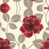 Papavero Ready Made Blackout Roller Blind Red